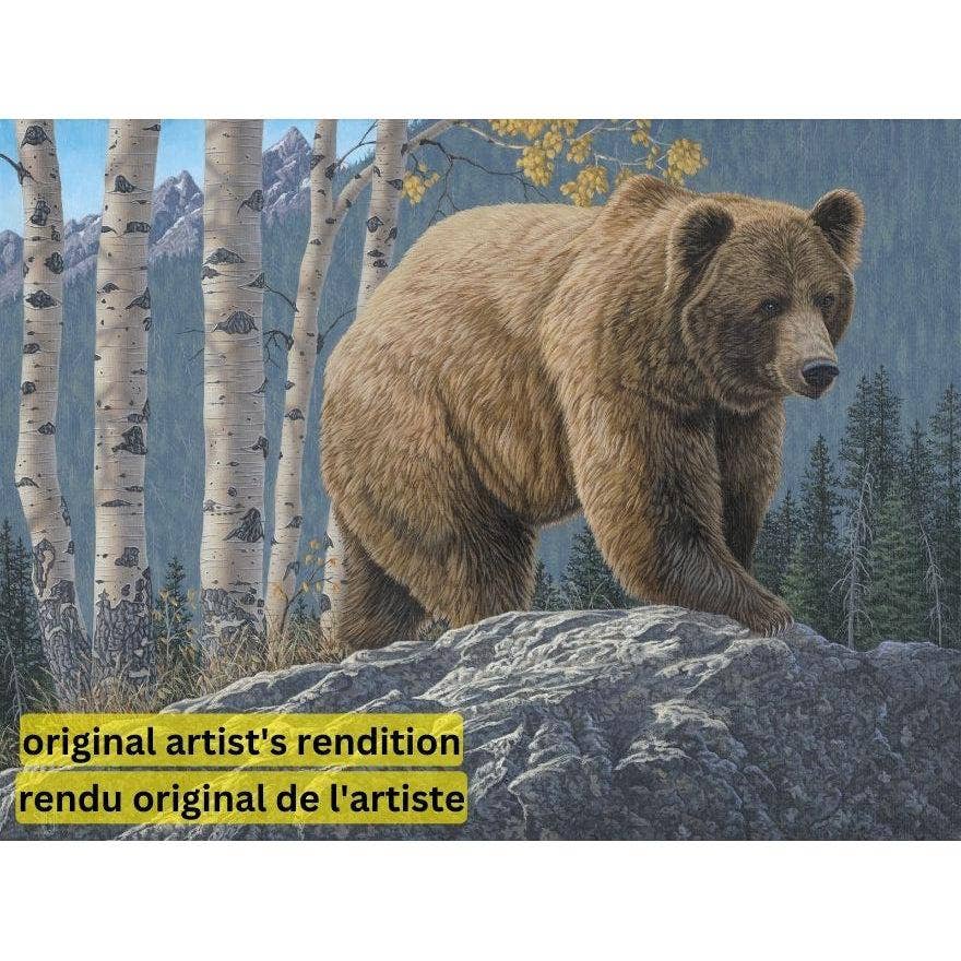 Diamond Brands - PAINT-BY-NUMBER KIT Aspen Mountain Grizzly by Jeff Hoff