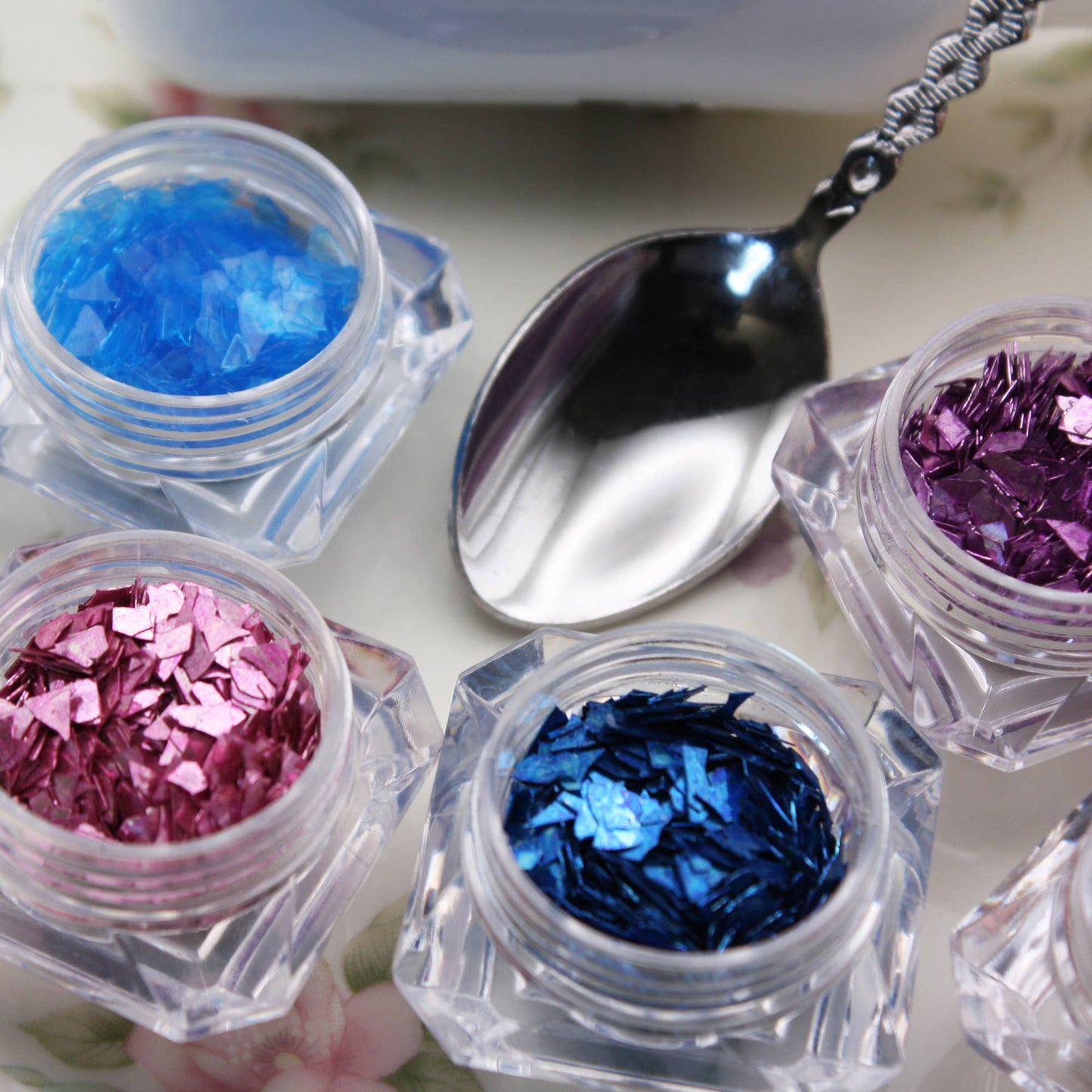 Meyer Imports : Super Shards - Pinks and Blues - 6 Glitters