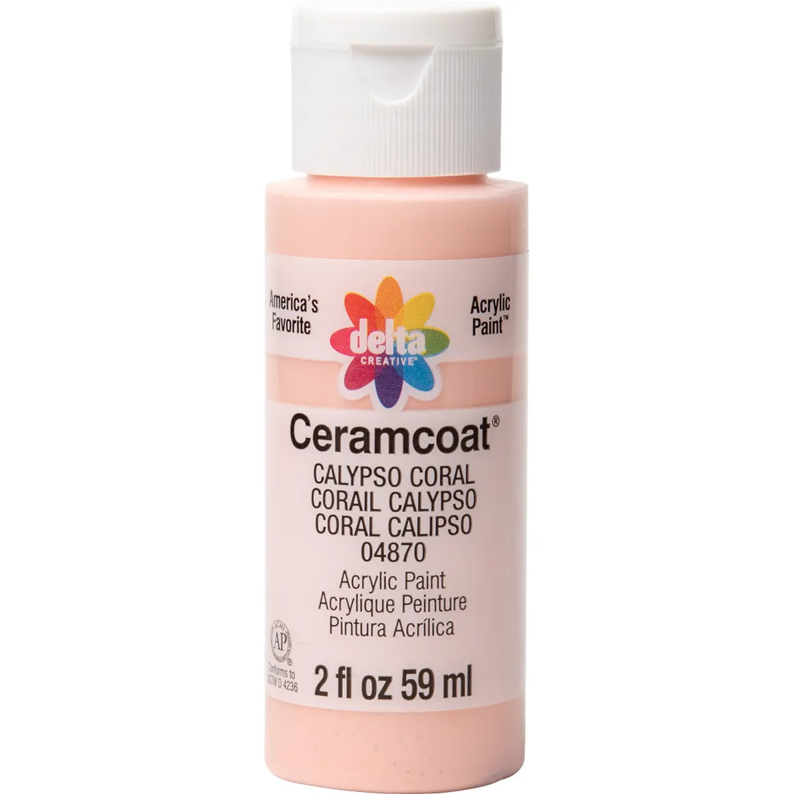 Delta Ceramacoat Matte Acrylic Paint 59 ml - Colour Variety