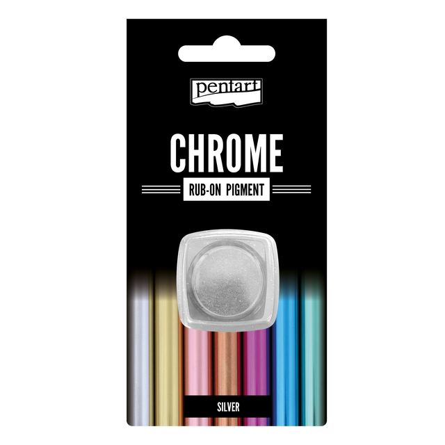 Pentart : Chrome Effect Rub-On Pigment 0.5g - Colour Variety