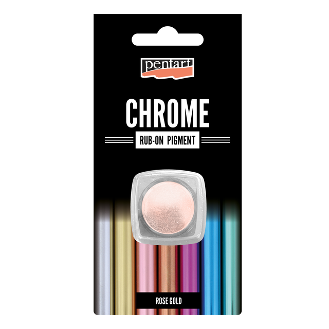 Pentart : Chrome Effect Rub-On Pigment 0.5g - Colour Variety