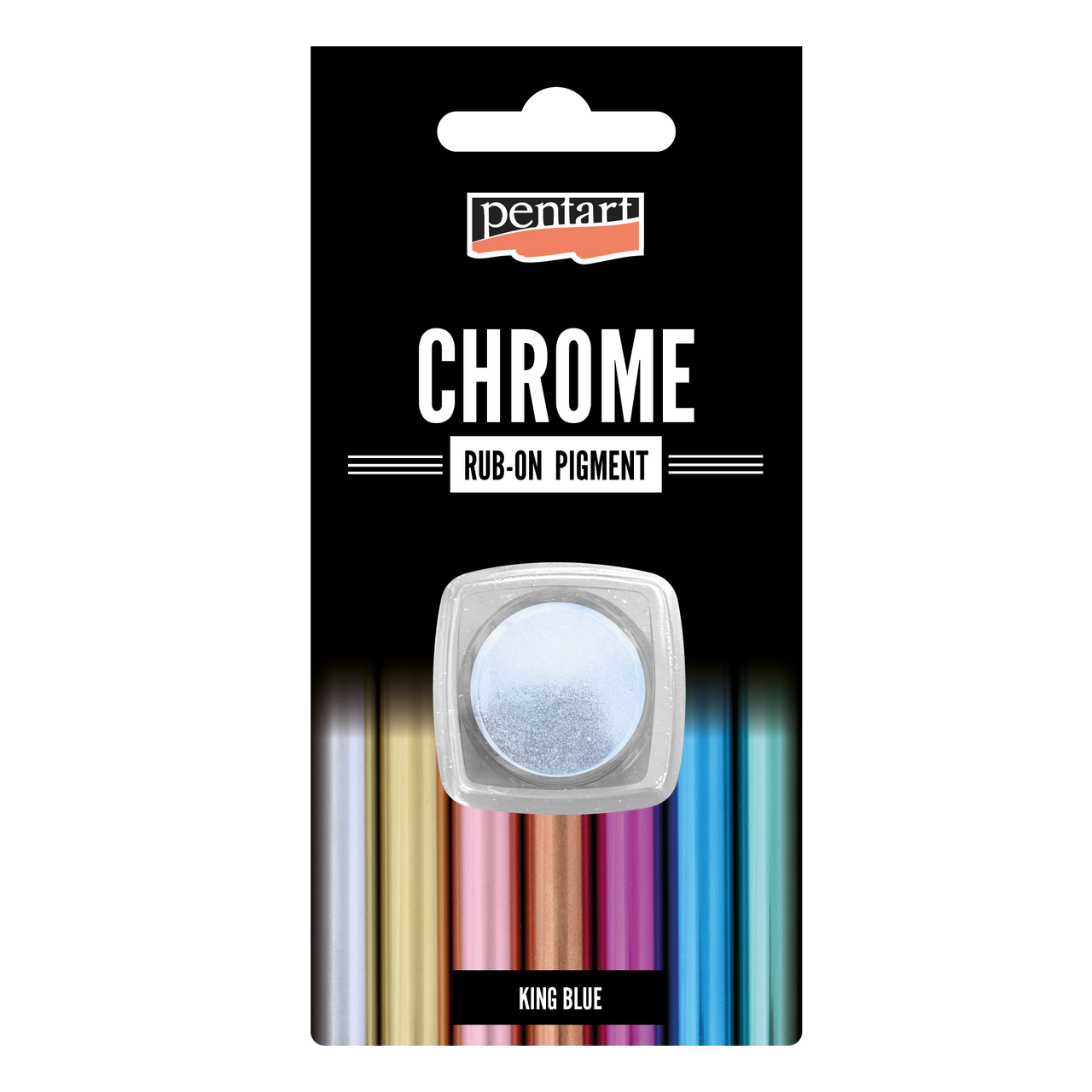 Pentart : Chrome Effect Rub-On Pigment 0.5g - Colour Variety