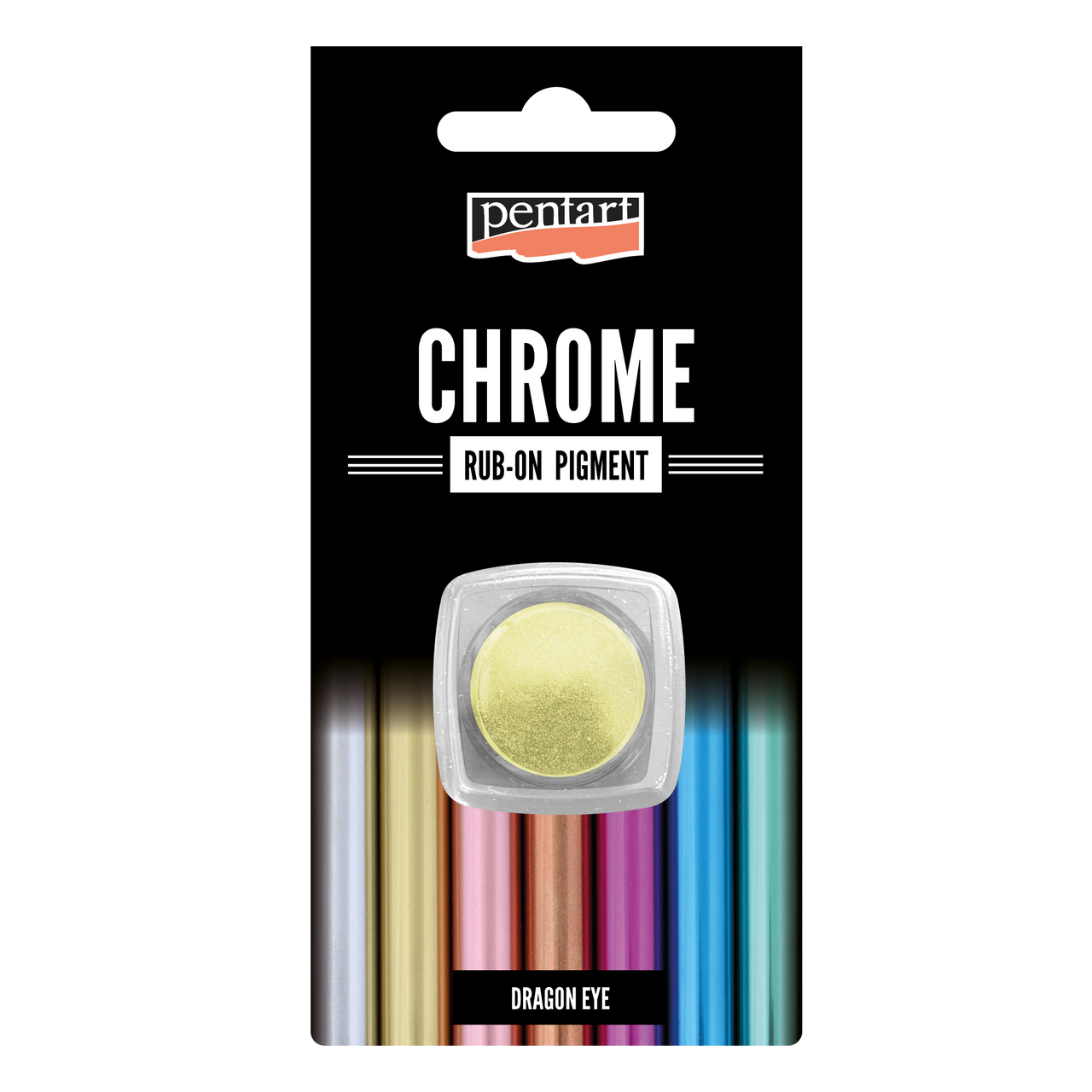 Pentart : Chrome Effect Rub-On Pigment 0.5g - Colour Variety