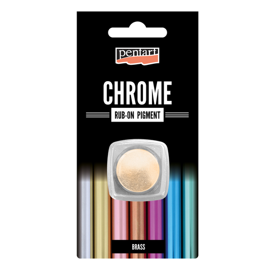 Pentart : Chrome Effect Rub-On Pigment 0.5g - Colour Variety