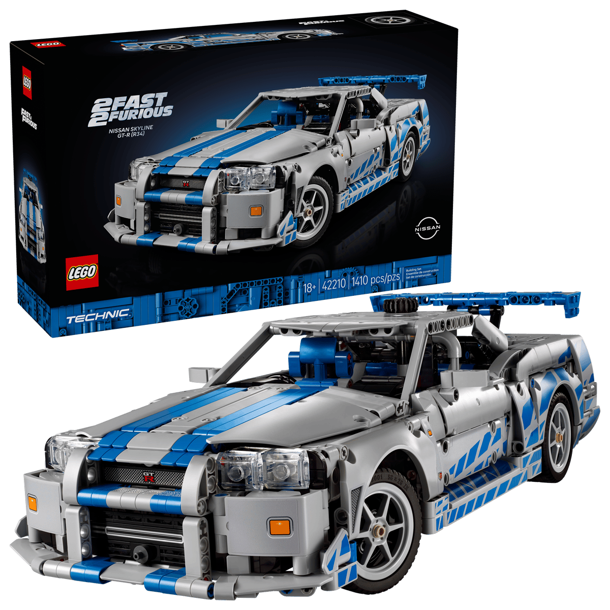 Lego Technic - 2 Fast 2 Furious Nissan Skyline GT-R (R34)