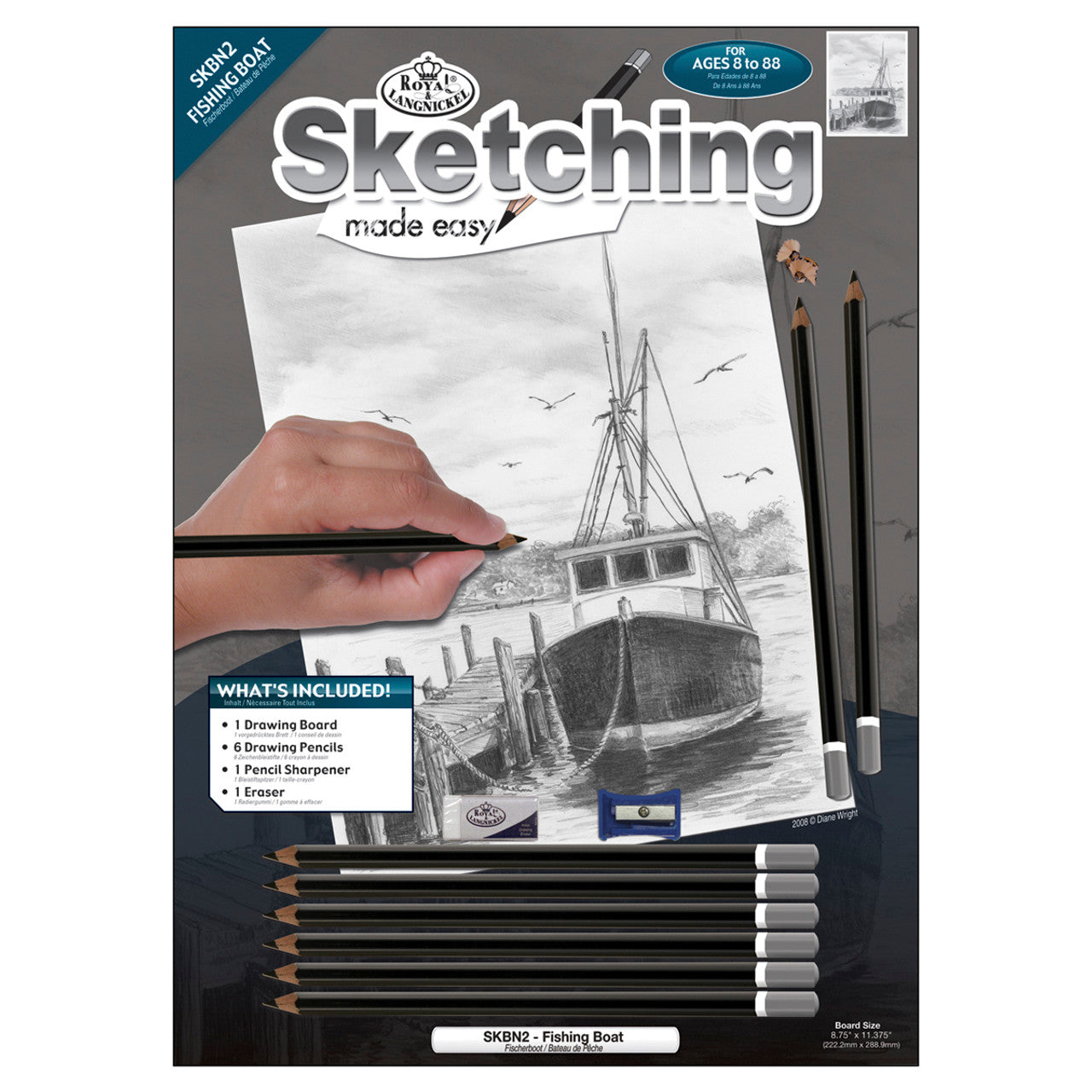 Royal & Langnickel Sketching Made Easy Kit 9x12"