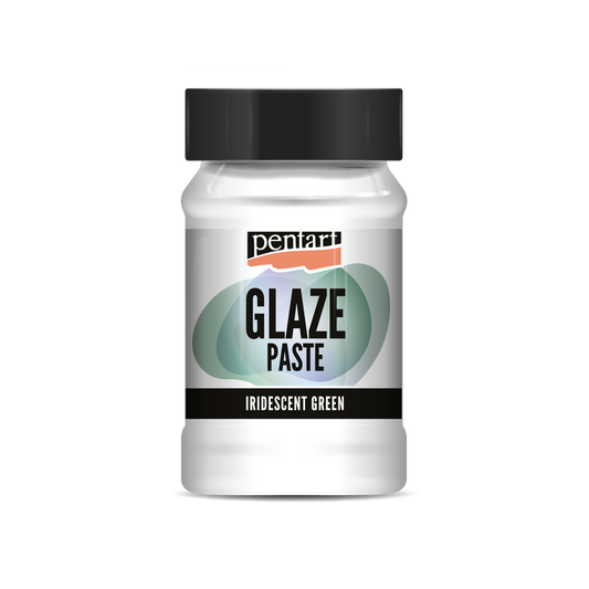 Pentart : Glaze Paste Iridescent Green 100ml