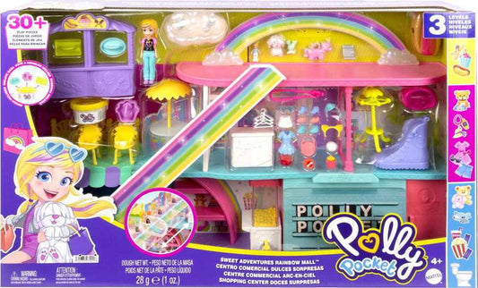 Polly Pocket Sweet Adventures Rainbow Mall Playset