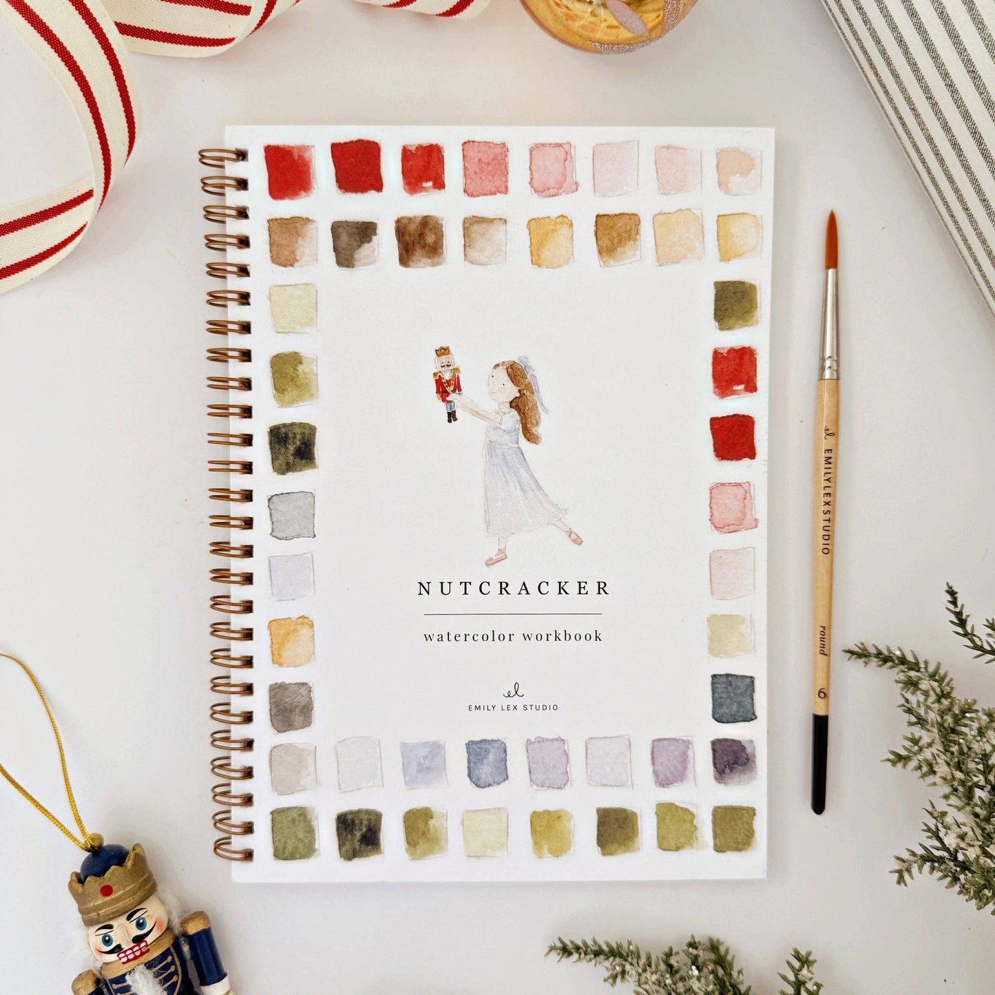 Emily Lex Studio - Watercolor Workbook Nutcracker
