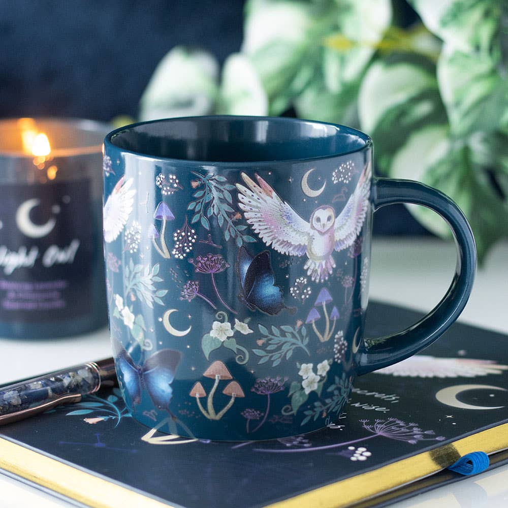 Something Different : Night Flight Owl Print Mug