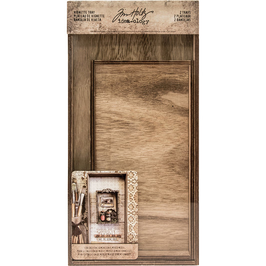 Tim HOltz Vignette Tray (2 Trays)