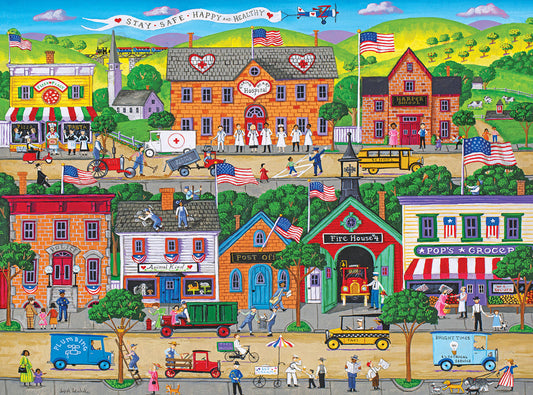 RoseArt - Hometown Heroes 1000pc Puzzle