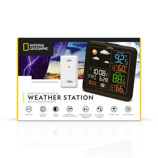 Explore Scientific - National Geographic Wide-View Display Weather Station