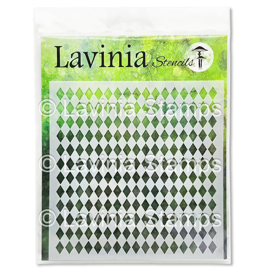 Lavinia Stamp - Stencils, Diamond Chequerboard