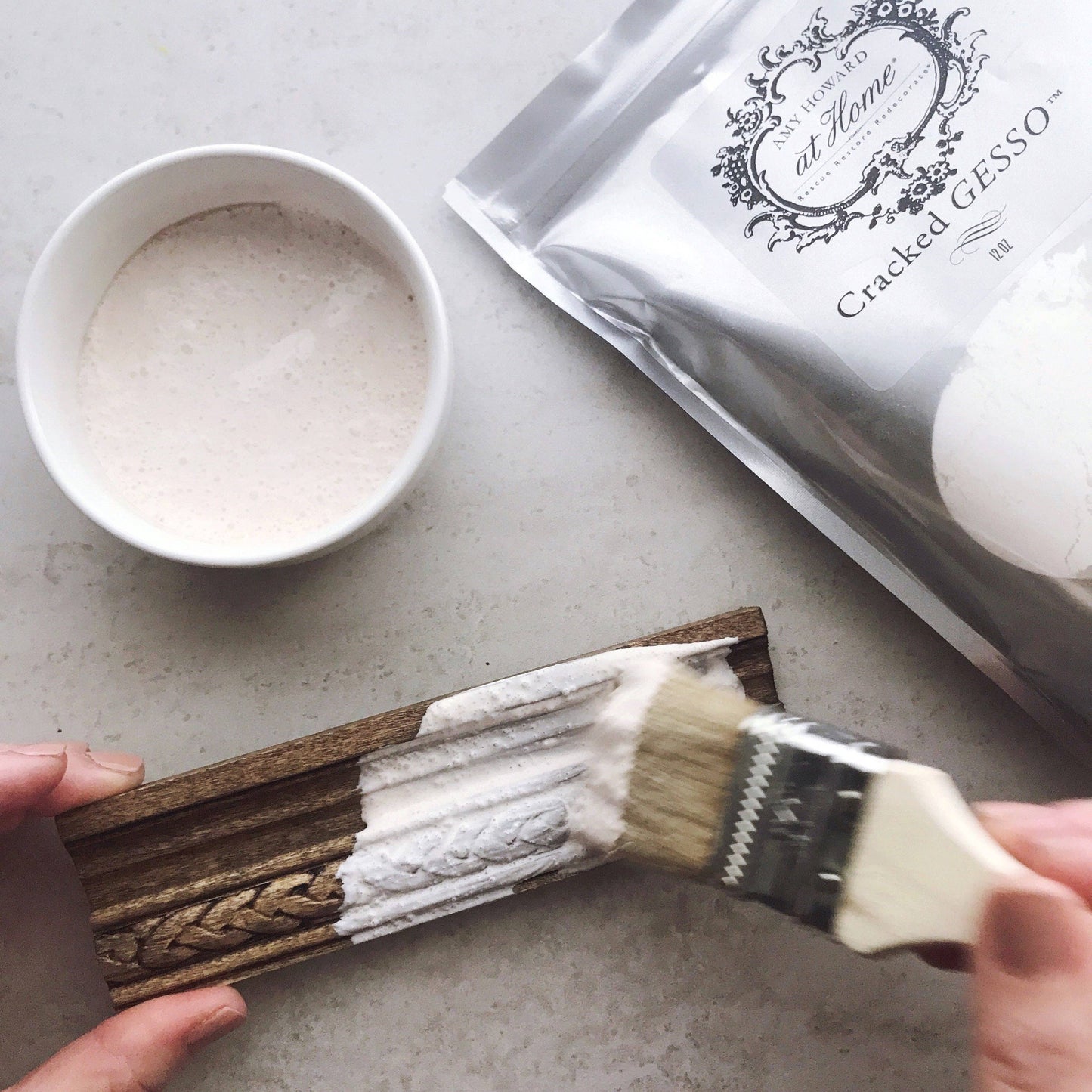 Amy Howard at Home : Cracked Gesso