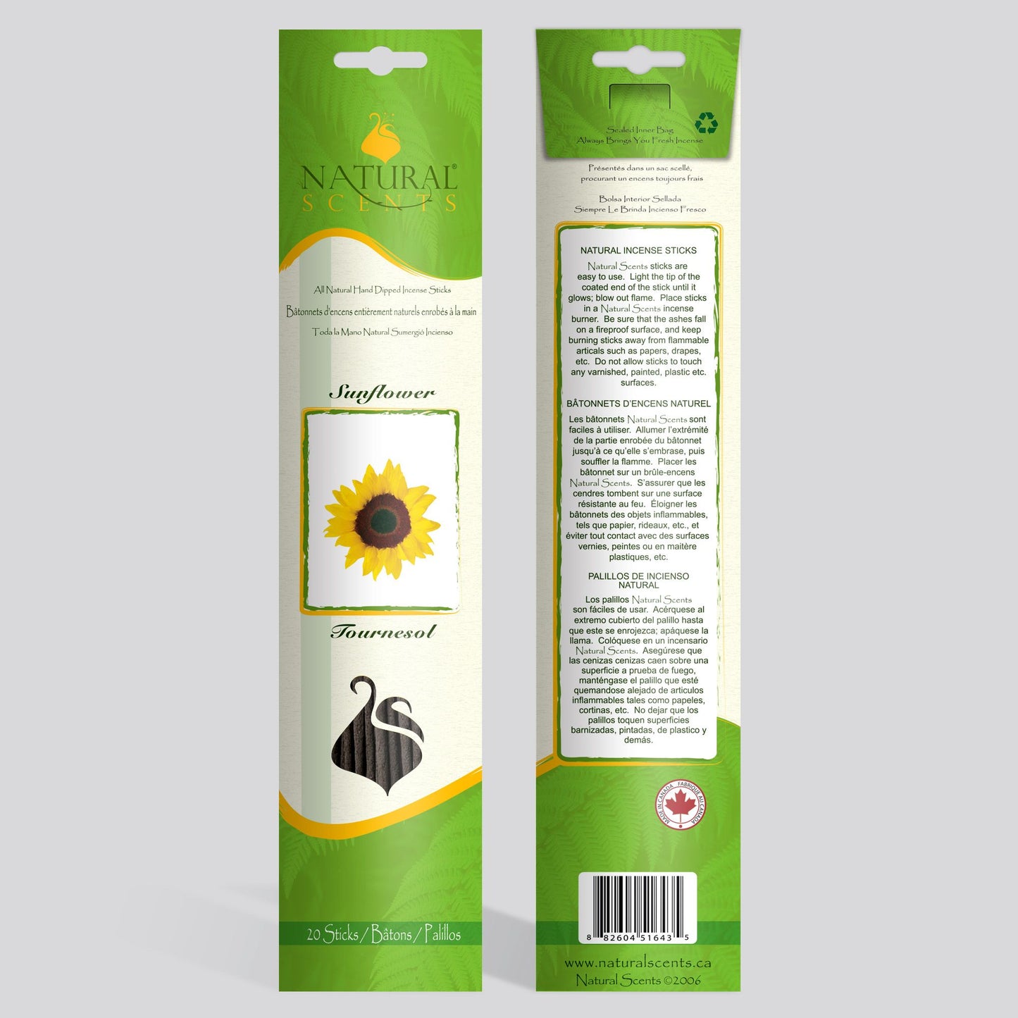 Natural Scents Incense Sticks