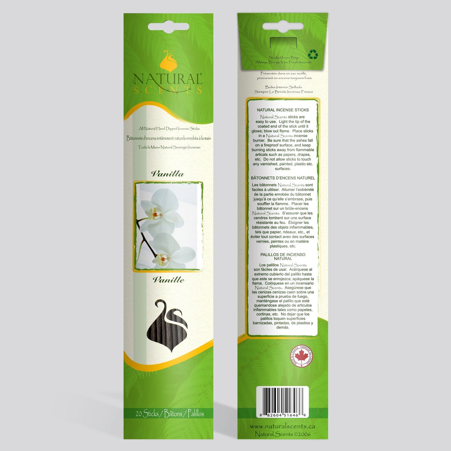 Natural Scents Incense Sticks