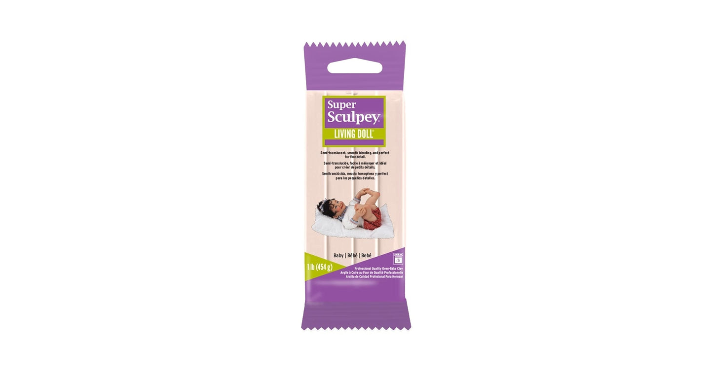 Super Sculpey Living Doll Baby 454 g