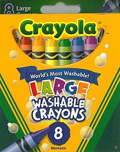 Crayola Crayons 8 Pk Washable Large Crayons