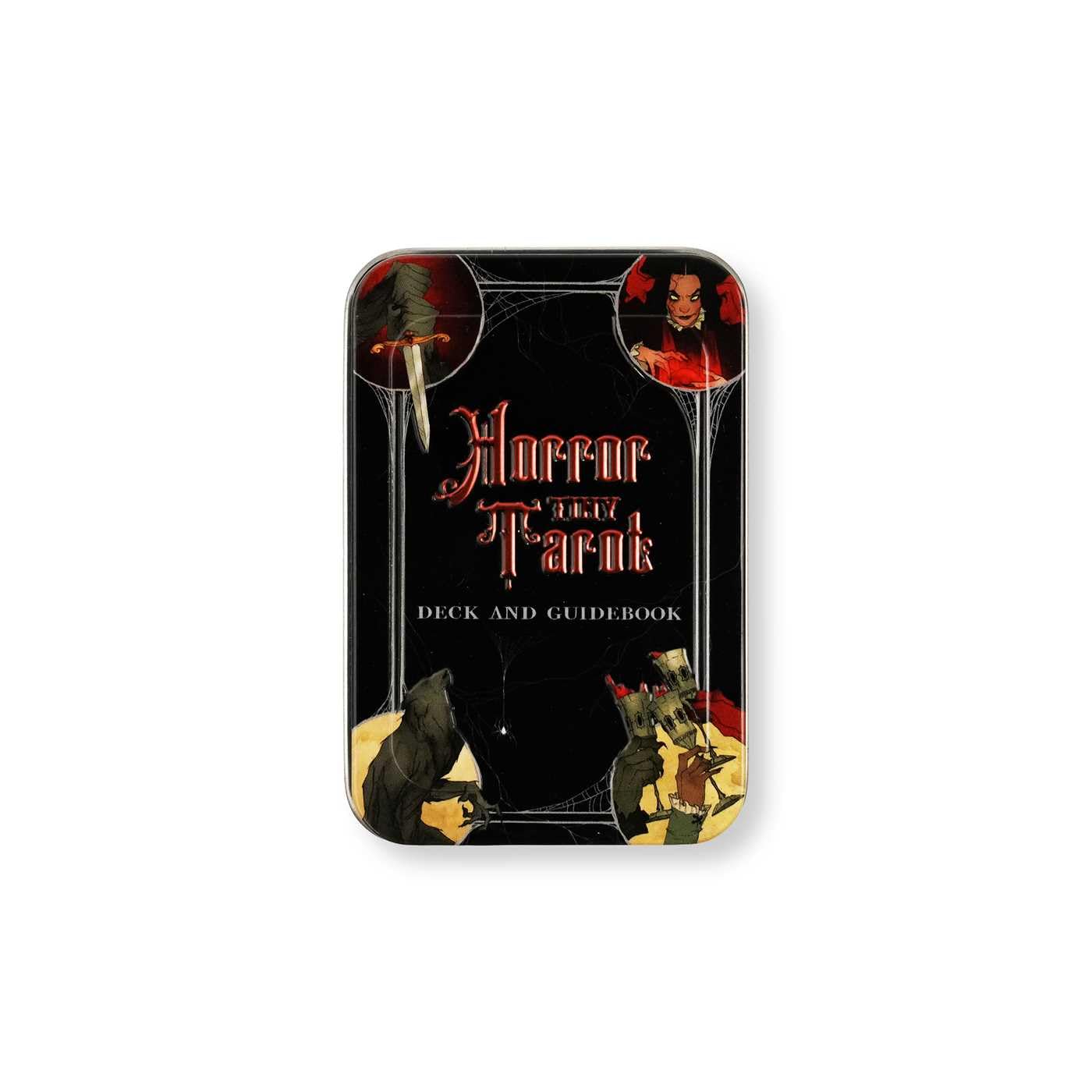 Horror Tiny Tarot Deck and Guidebook