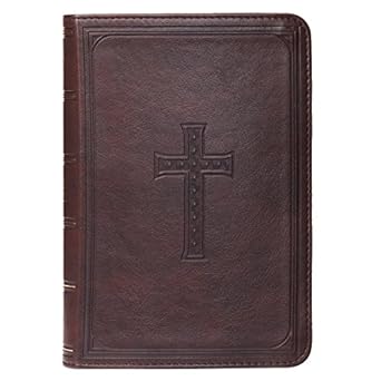KJV Compact Giant Print Bible - Dark Brown