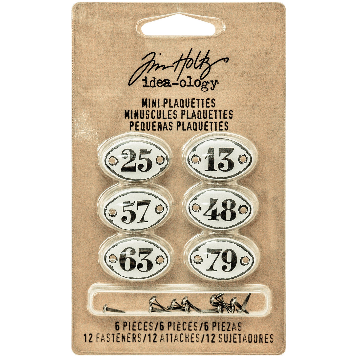 Tim Holtz Idea-ology Mini Plaquettes