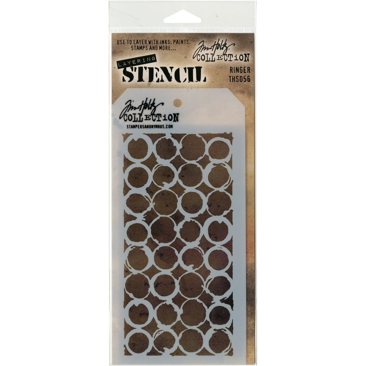 Tim Holtz Layered Stencil ~ Ringer