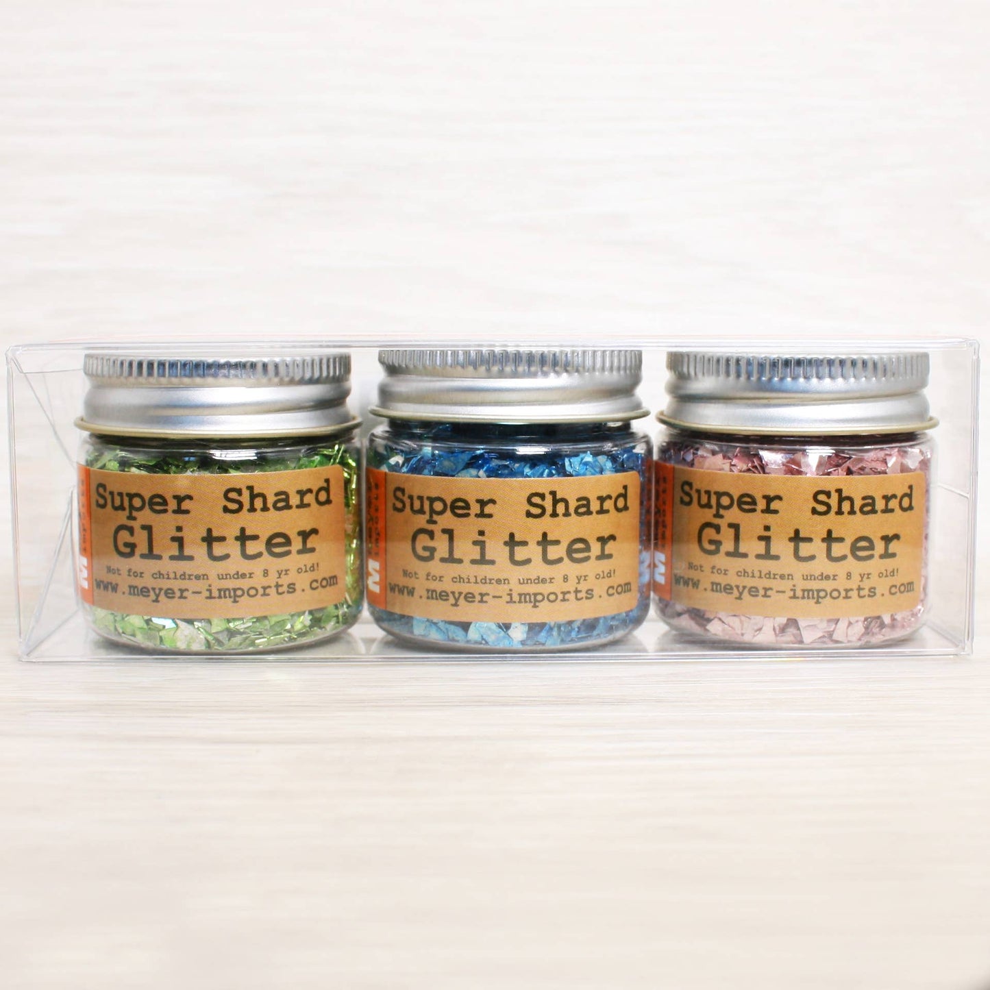 Meyer Imports : Pastel Shards Set of 3 - 3oz of Glitters