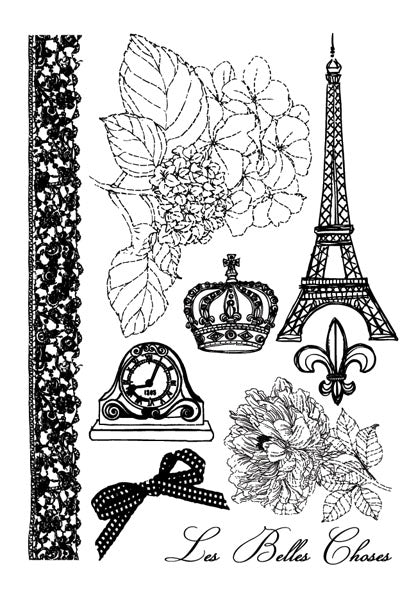 Prima Marketing : Cling Stamp - En Francais