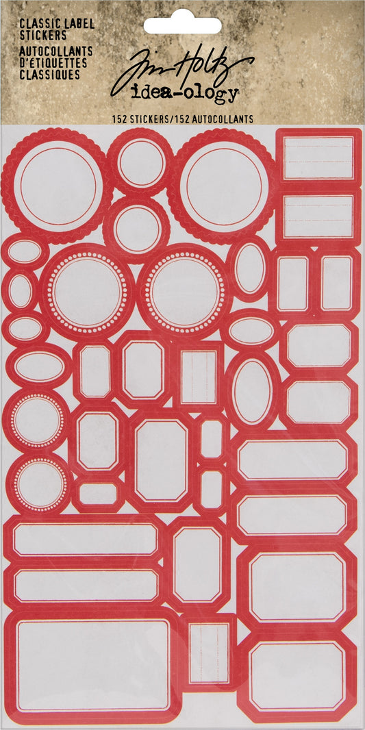 Tim Holtz Classic Label Stickers