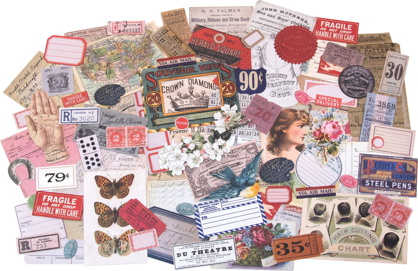 Tim Holtz Idea-ology Ephemera Pack Keepsakes