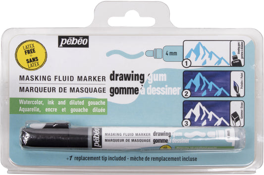 Pebeo - Drawing Gum Marker 4mm Latex Free