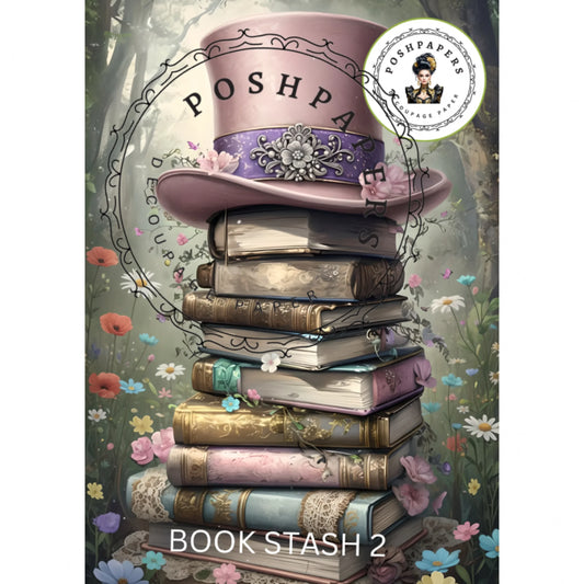 Posh Papers - Book Stash 2 53x36cm