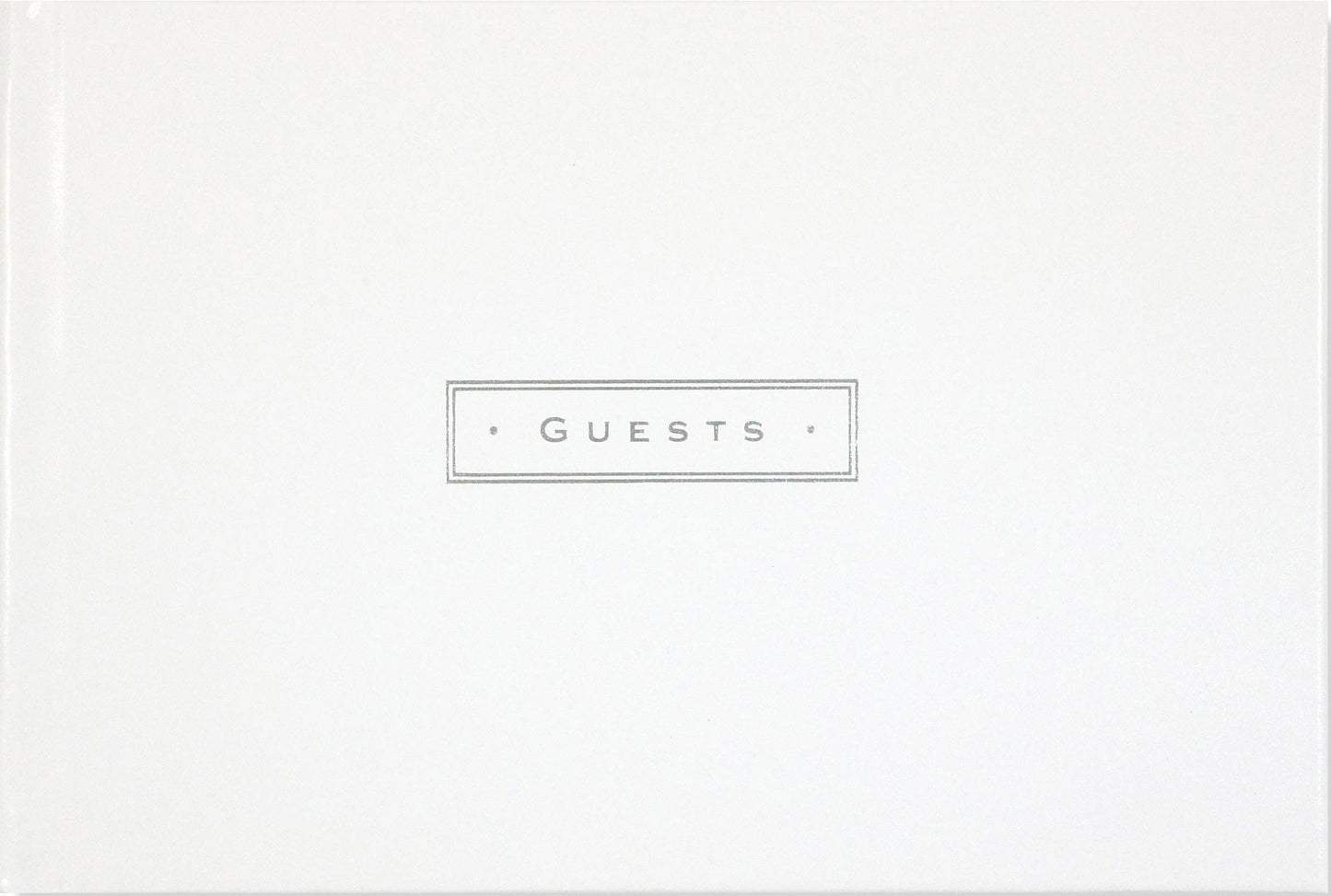 Peter Pauper Press - White Leather Guest Book