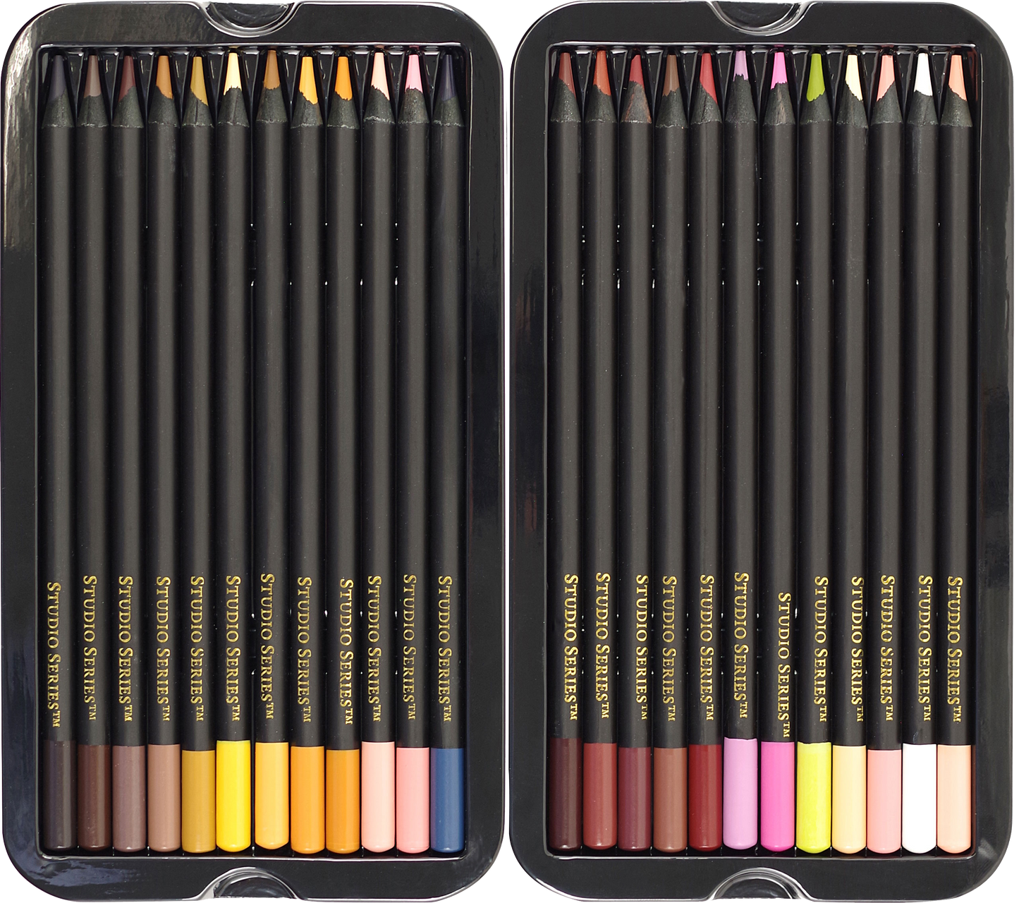 Peter Pauper Press - Skin Tone Colored Pencils (Set of 24)