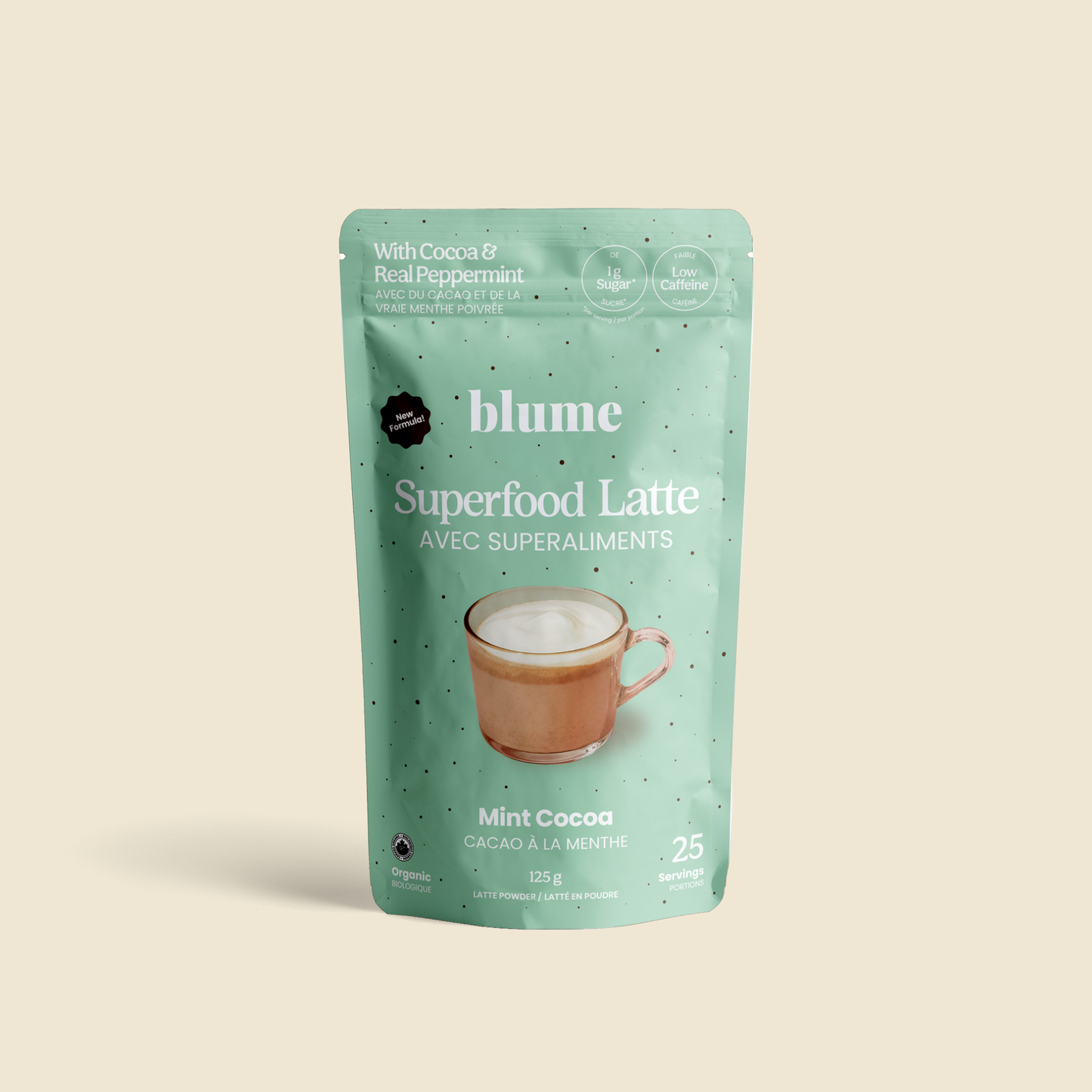 Blume : Superfood Latte Powder, Mint Cocoa Blend