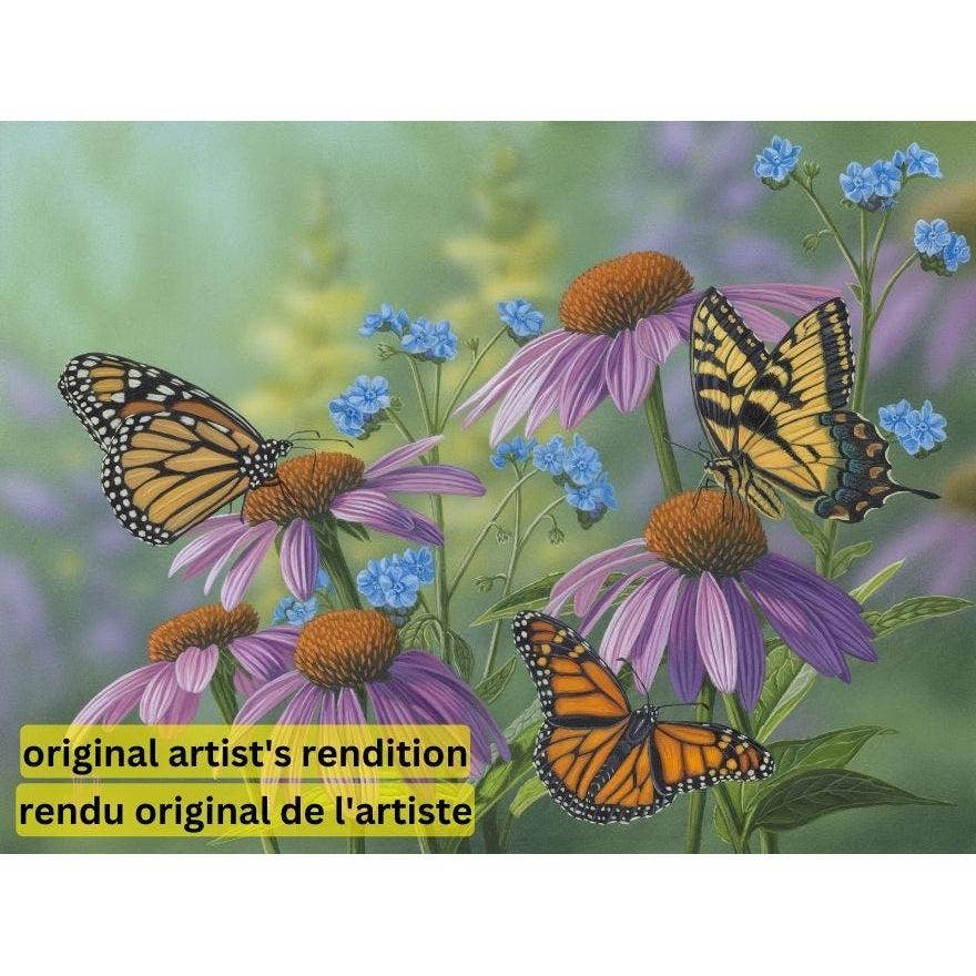 Diamond Brands - PAINT-BY-NUMBER KIT Butterfly Garden by Jeff Hoff