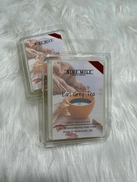 Nine Mile Candles - Earl Grey Tea (Melts, Candles and Soap)