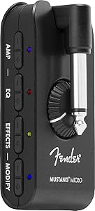 Fender mustang micro guitar headphone amp