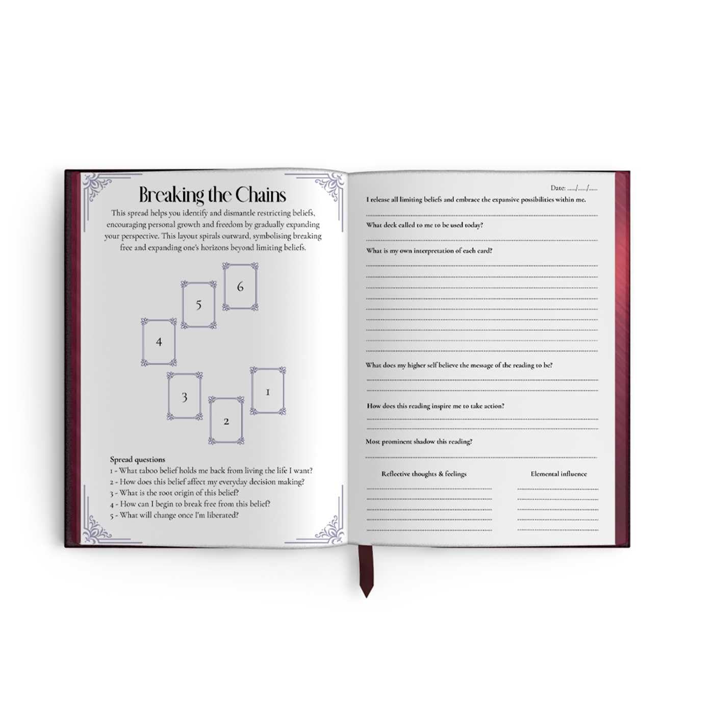 Shadows of Tarot : A Tarot Spread Journal