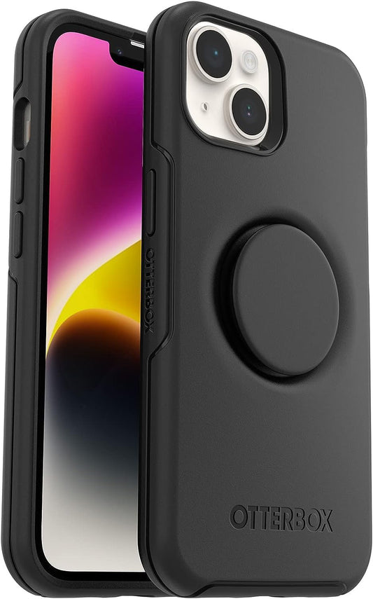 IPhone 14/15 Plus Otterbox+Popsocket Case Black