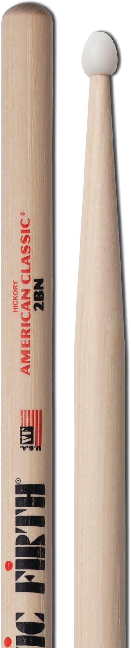 VIC FIRTH 2BN NYLON TIP DRUMSTICKS