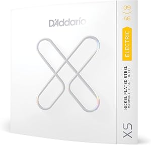 D'addario XSE0946 super light -reg bottom nickel plated steel electric guitar strings 09-46