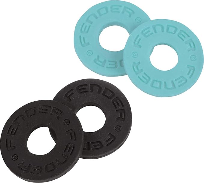 Fender strap blocks blue and black