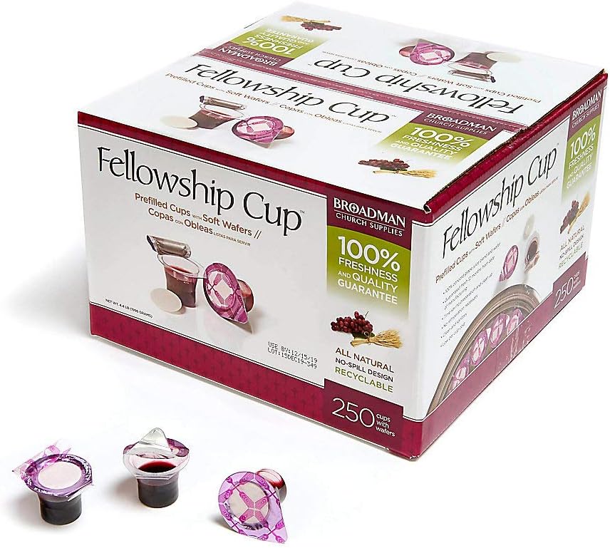 Communion Fellowship Cup Prefilled 250 count