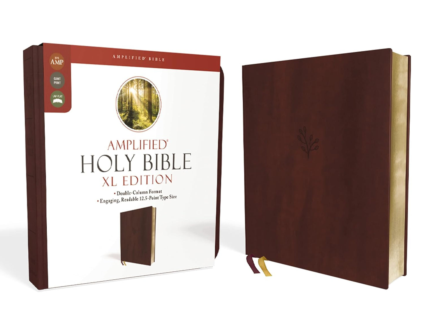 Amplified Holy Bible XL Edition: Leathersoft, Burgundy