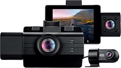 Gekogear Scout Pro 2K QHD 3 Channel Dashcam