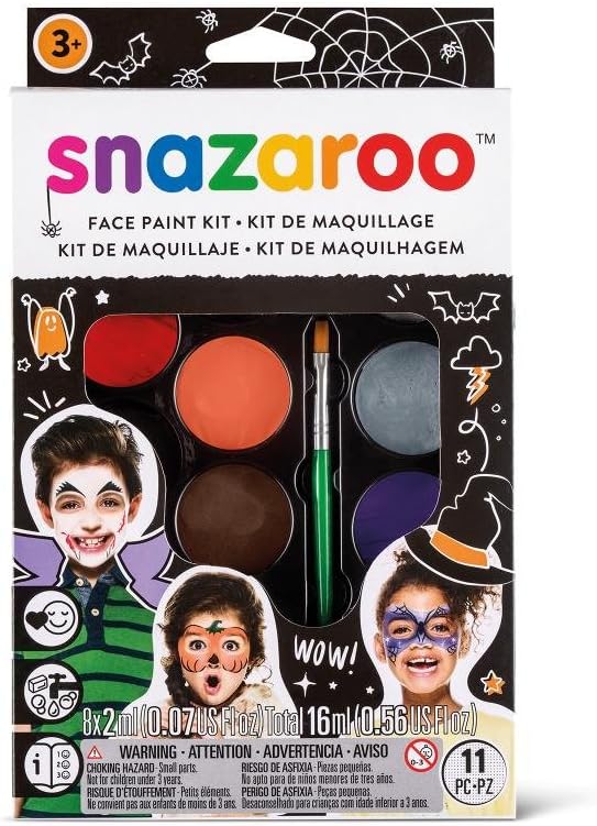 Reeves Snazaroo Halloween Face Paint Kit