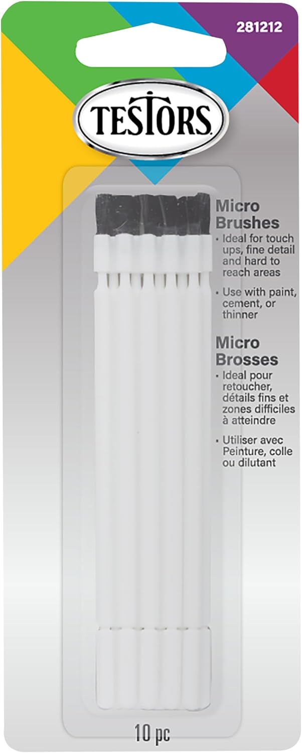 Testors - 10 Micro Brushes