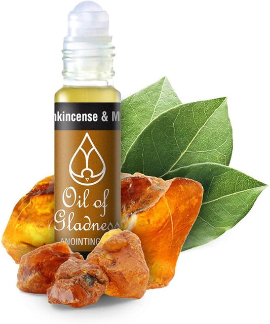 Oils of Gladness - Frankincense & Myrrh Roll on Bottle 1/3oz
